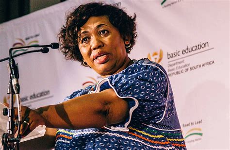 read basic education minister angie motshekga has received two significant donations of sanitisers to reduce the spread. Angie Motshekga is SA's acting president as Cyril ...