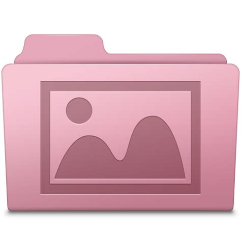 Photo Folder Sakura Icon Smooth Leopard Iconset Mcdo Design