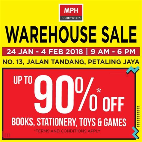 Sign up to the newsletter! MPH Bookstores up to 90% OFF warehouse sale at Petaling ...