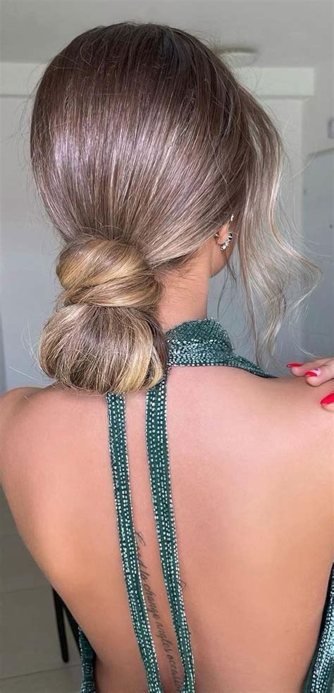 35 Best Prom Hairstyles For 2022 Simple And Trendy Wrapped Bun I Take