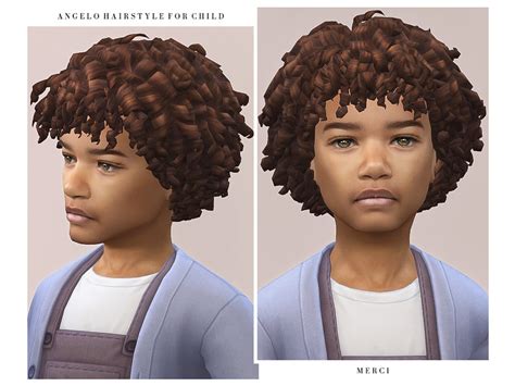 The Sims Resource Angelo Hairstyle For Child Kids Hairstyles Sims