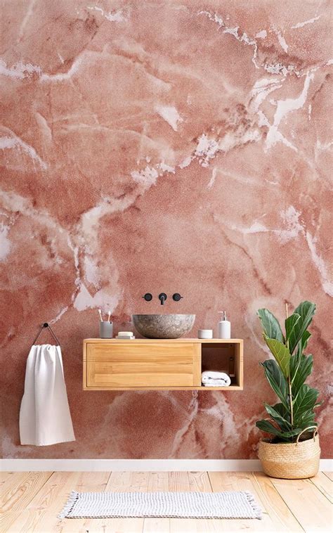 Classic Red Marble Wallpaper Mural Hovia Uk Marble Effect Wallpaper