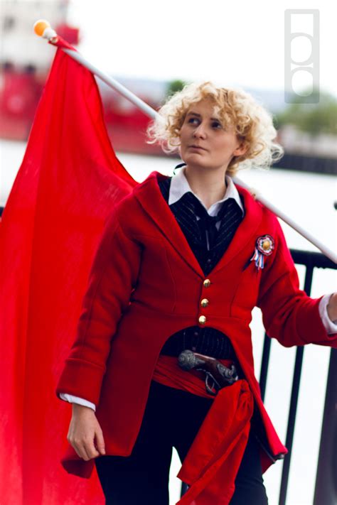 Les Miserables Cosplay Enjolras Red And Black By Goldenmochi On
