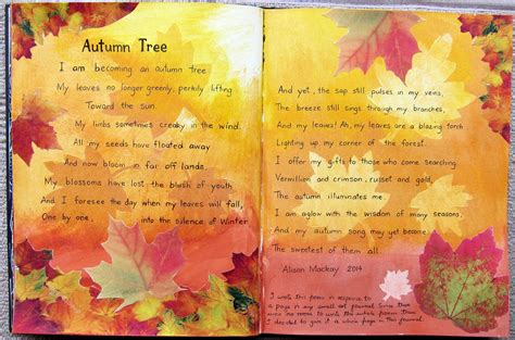 Autumn Tree Page Alisons Art And Soul