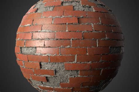 Old Brick Wall With Sloppy Bricks 3d Textures Pbr High Resolution