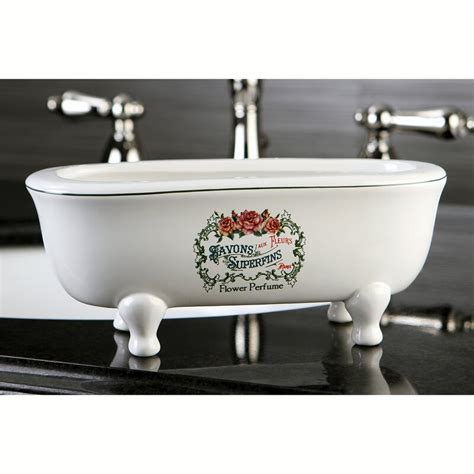Spray the mixture on your bathtub, sink and toilet, and let it sit. Kingston Brass Savons Superfins Aqua Eden Decorative Mini ...