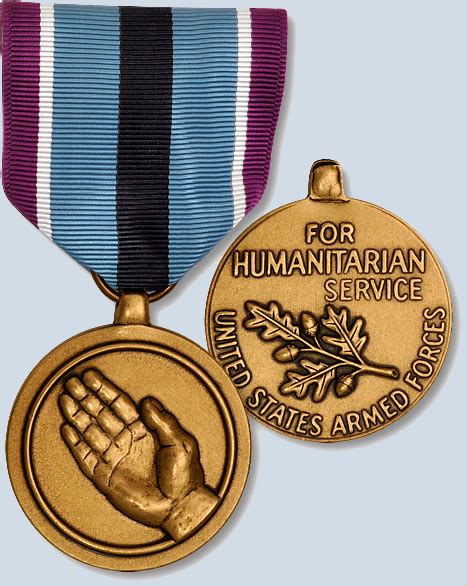 Full Size Medal Humanitarian Service