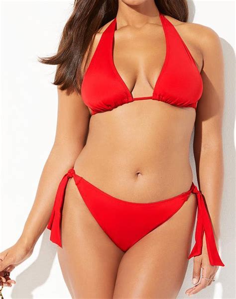 Ashley Graham X Swimsuits For All Elite Red Bikini Fullfitall