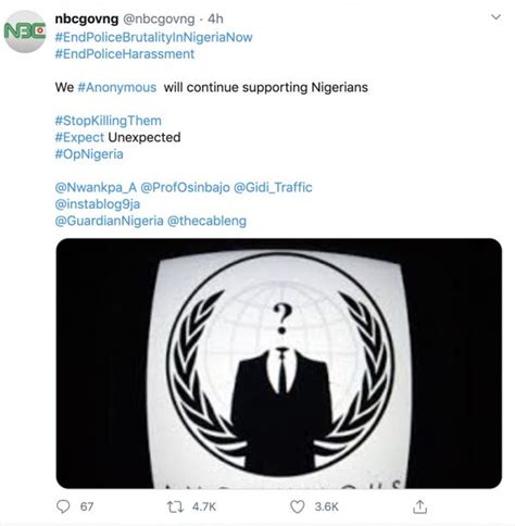 Hackers Hijack Nbc Twitter Account For Endsars Read Inciting Posts P M News
