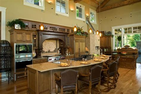 Beautiful Rustic Kitchen Design Complete With A Pizza Oven From 1 Of