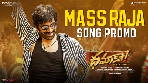 Dhamaka Mass Raja Lyrical Promo Ravi Teja Sreeleela Bheems