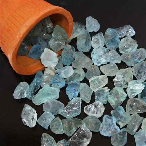 Natural Raw Aquamarine Rough Crystal Rough Aquamarine Etsy