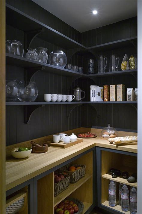 Black Kitchen Pantry Cabinet Black Kitchen Ideas