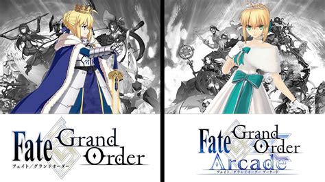 Fate Grand Order Vs Fate Grand Order Arcade Noble Phantasm YouTube