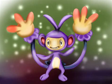 Learn How To Draw Ambipom From Pokemon Pokemon Step By Step Drawing