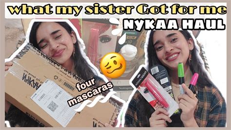 What My Sister Got For Me😵‍💫 Nykaa Haul😉 Youtube