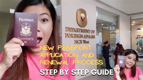 new passport and renewal process online application step by step guide dfa sm manila take