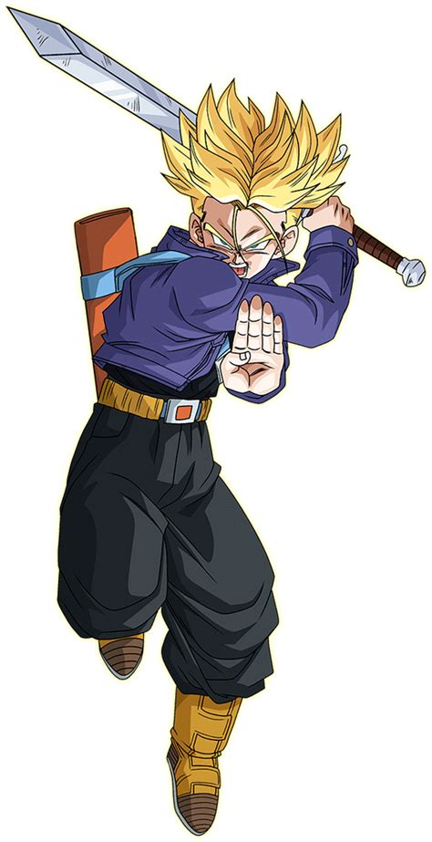 Future Trunks Ssj Render [xkeeperz] By Maxiuchiha22 On Deviantart Anime Dragon Ball Goku