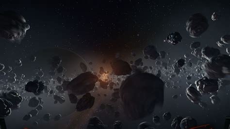 Vulcan Asteroid Field Here Asteroids Have Motion And Fly About