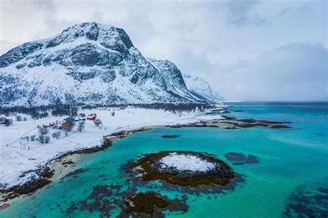 ロフォーテン諸島の冬の朝の風景 ノルウェーの風景 毎日更新！ 北欧の絶景をお届けします Hokuo S 北欧の風景