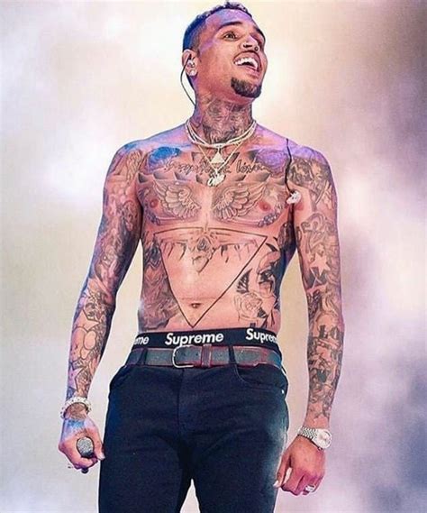 Chris brown tattoo's were a sign and an act that he pulled to show people mainly fans that he had grown up and become a man. Chris Brown's Tattoo Collection; on The Head, Neck, Chest ...