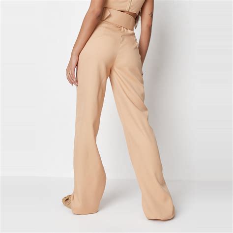 missguided tall belted trousers wide leg trousers missguided