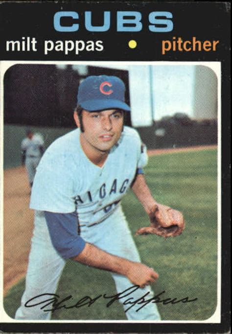 1971 Topps Card 441 Milt Pappas Chicago Cubs A12566 Vg Ebay