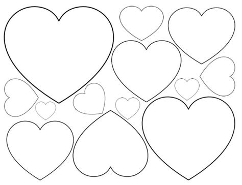 Herz vorlage zum ausdrucken pdf kribbelbunt. Herz in verschiedenen Größen | Druckvorlagen | Wandschablonen, Schablonen und Herzschablone