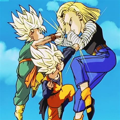 This Is One Of My Favorite Moments Whenever Trunks And Goten Fight 18