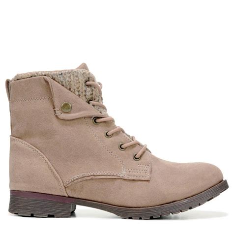 rock and candy women s tavin lace up boots taupe boots fashion boots combat boots