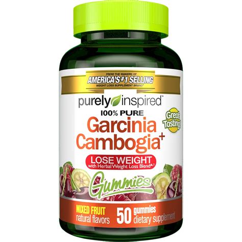 purely inspired garcinia cambogia gummies vitamins and supplements beauty and health shop the