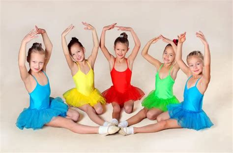 Little Ballet Dancers — Stock Photo © Katkov 14413411
