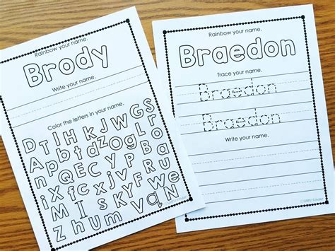 Editable Names Unit For Helping Kindergarten Students Learn Their Names