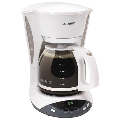 Mr Coffee Dwx20 Np Coffeemaker 12 Cup Programmable White