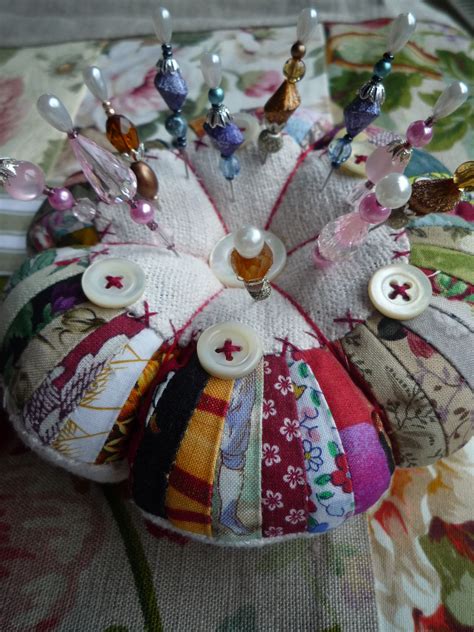 Love The Use Of All Those Thin Strips To Make This Pincushion And A