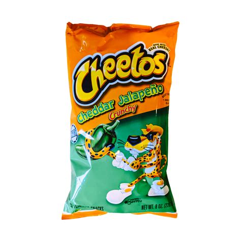 Cheetos Cheddar Jalapeno Crunchy 226g Click Candy Shop