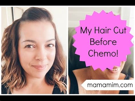 Hair regrowth checklist w watermark my cancer chic chemo curls chemo hair hair regrowth. Pre Chemo Hair Cut | lovefrommim.com - YouTube