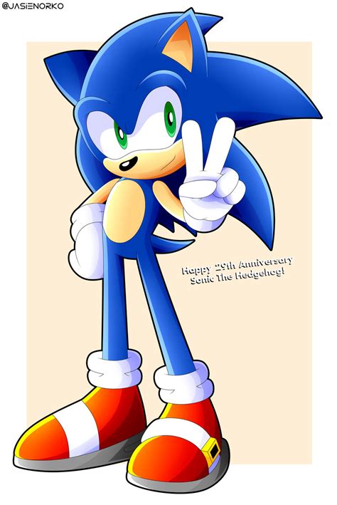 Sonic The Hedgehog By Jasienorko On Deviantart