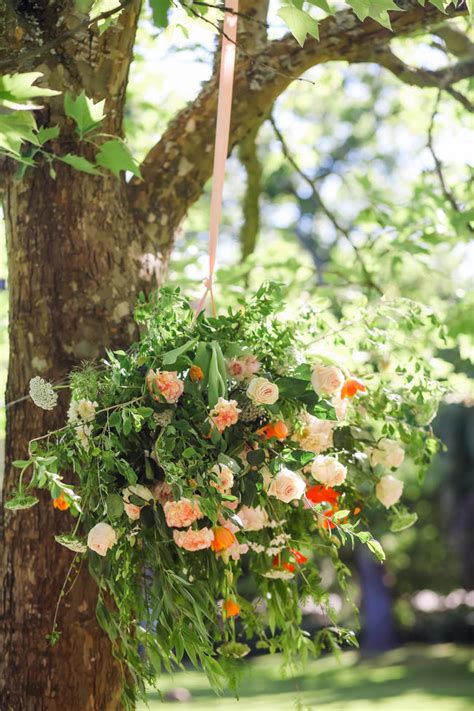 Whimsical Garden Wedding In Peach And Silver Grey Nikki