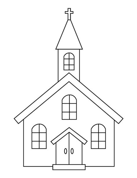 Church Coloring Page Free Printable Coloring Pages For Kids