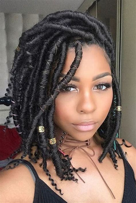 23 Beautiful Black Women Who Will Make You Want Goddess Locs Black Hair Styles Curly Hair