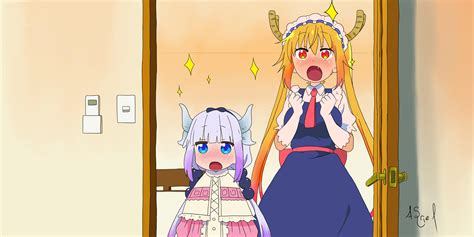 Tohru And Kanna Anime Scene Redraw By Ascriel Uerrorofsociety R