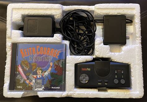 Nec Turbografx Turbo Grafx 16 Tg16 Console And Keith Courage Complete In