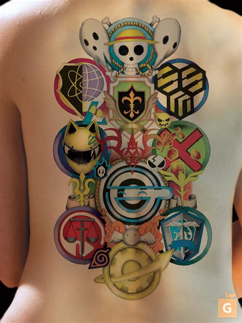 Maybe you would like to learn more about one of these? Colorful back anime tattoo - | TattooMagz › Tattoo Designs ...