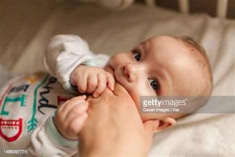 Baby Biting Hand Photos And Premium High Res Pictures Getty Images
