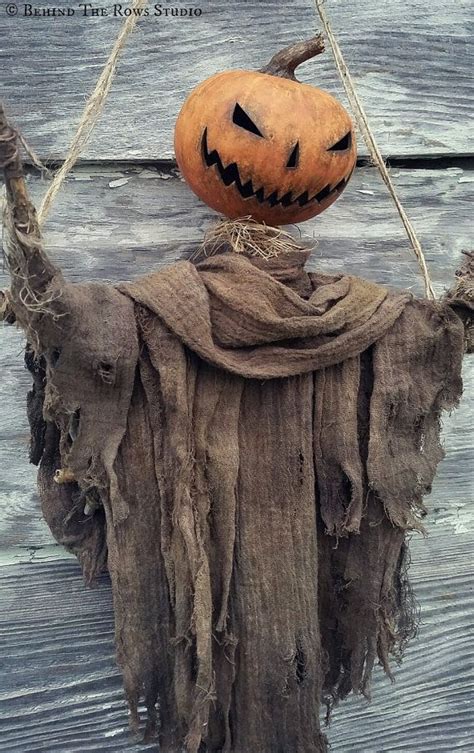 Sleepy Hollow Scarecrow Door Hanger Etsy Scarecrow Etsy Halloween