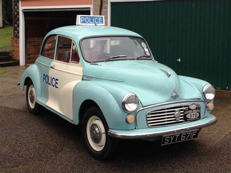 1968 morris minor police car auctions and price archive