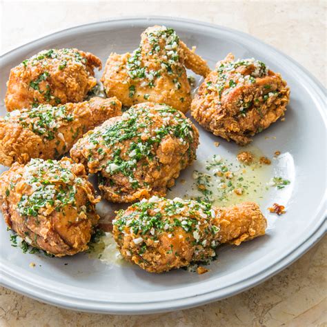 This korean fried chicken is officially my favorite, says chef john. Garlic Fried Chicken | Cook's Country