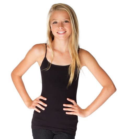 Solid Full Cami For Girls 7 14