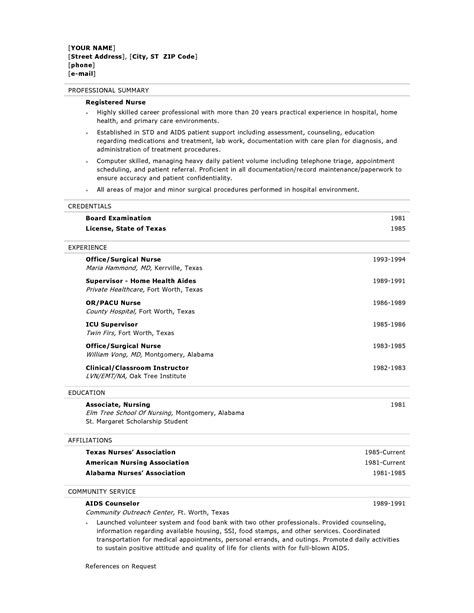 click here to directly go to the complete nursing resume sample. Resume Professional Objective Examples Nursing - 7 Examples of Registered Nurse Resume Objective